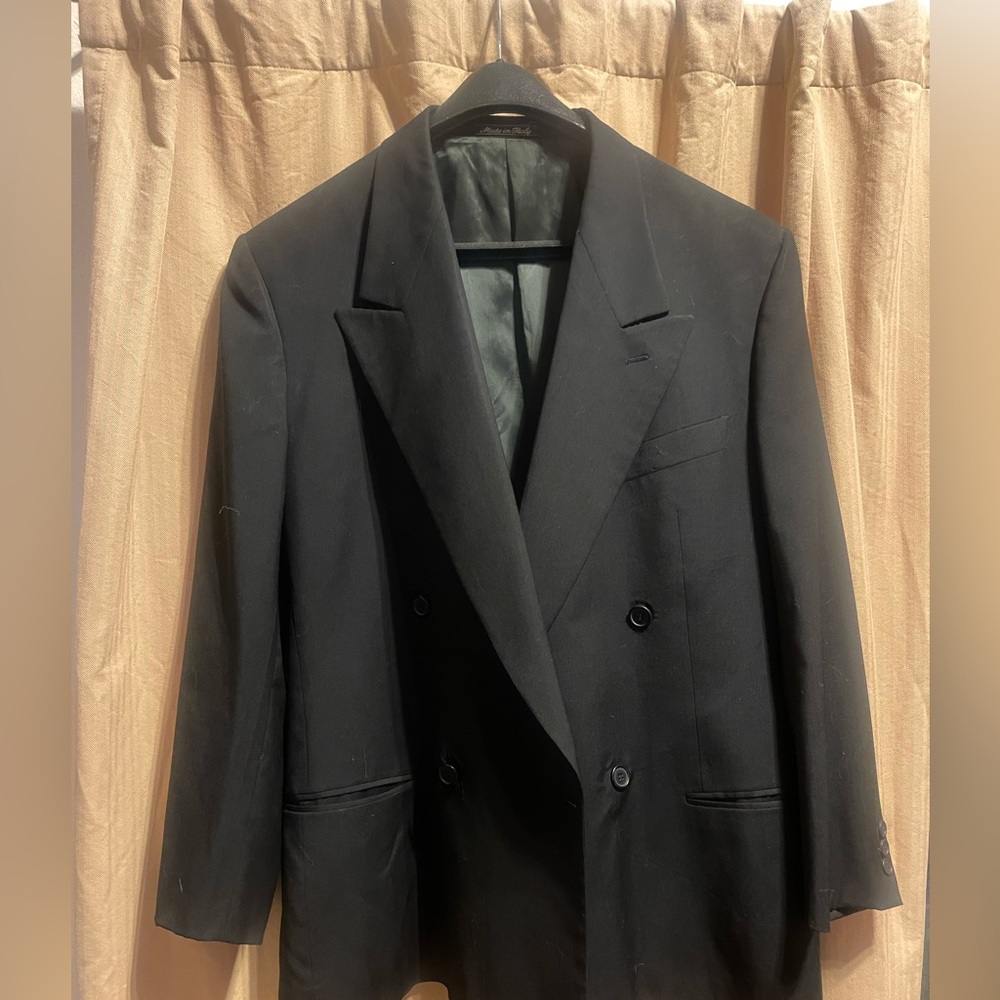 Giorgio Armani Double Breasted Suit Jacket Vintage